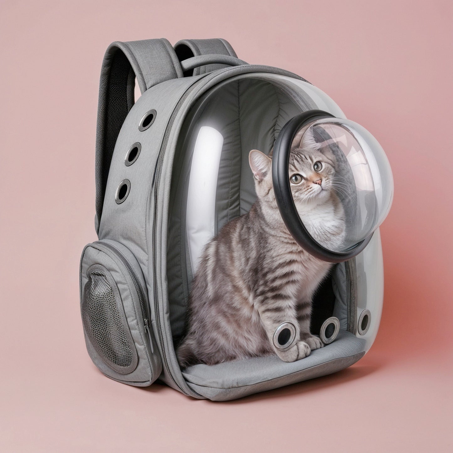 Furvo AstroPod™ Bubble Window Cat Backpack – Space-Pod Design Pet Carrier with Breathable Hard Shell