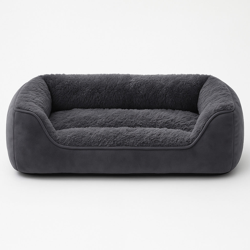 Furvo LuxePlush™ Cat Bed – Orthopedic, Ultra Soft, Washable | Rectangular Support Nest