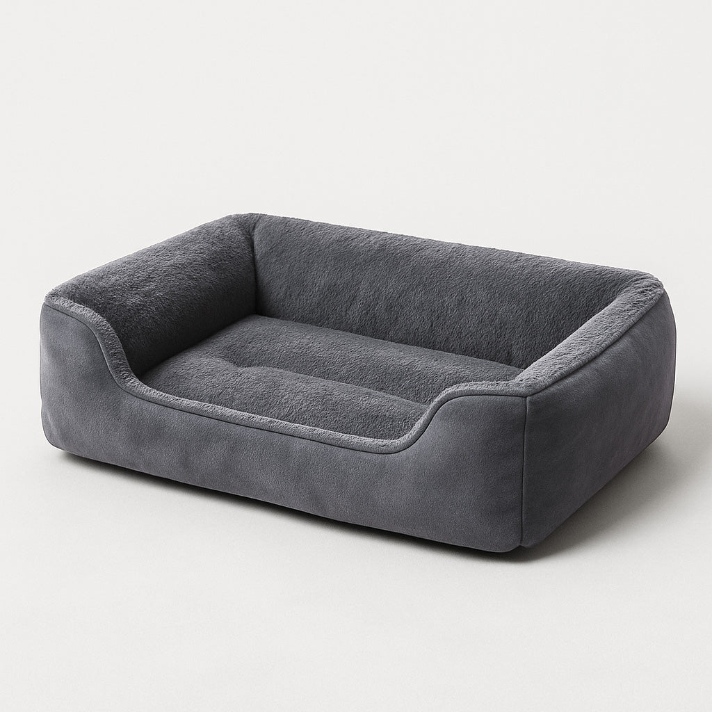Furvo LuxePlush™ Cat Bed – Orthopedic, Ultra Soft, Washable | Rectangular Support Nest