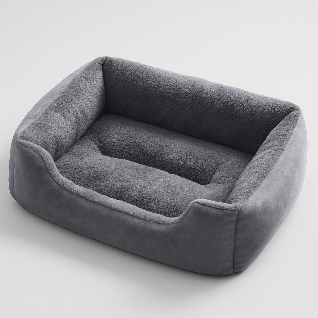 Furvo LuxePlush™ Cat Bed – Orthopedic, Ultra Soft, Washable | Rectangular Support Nest