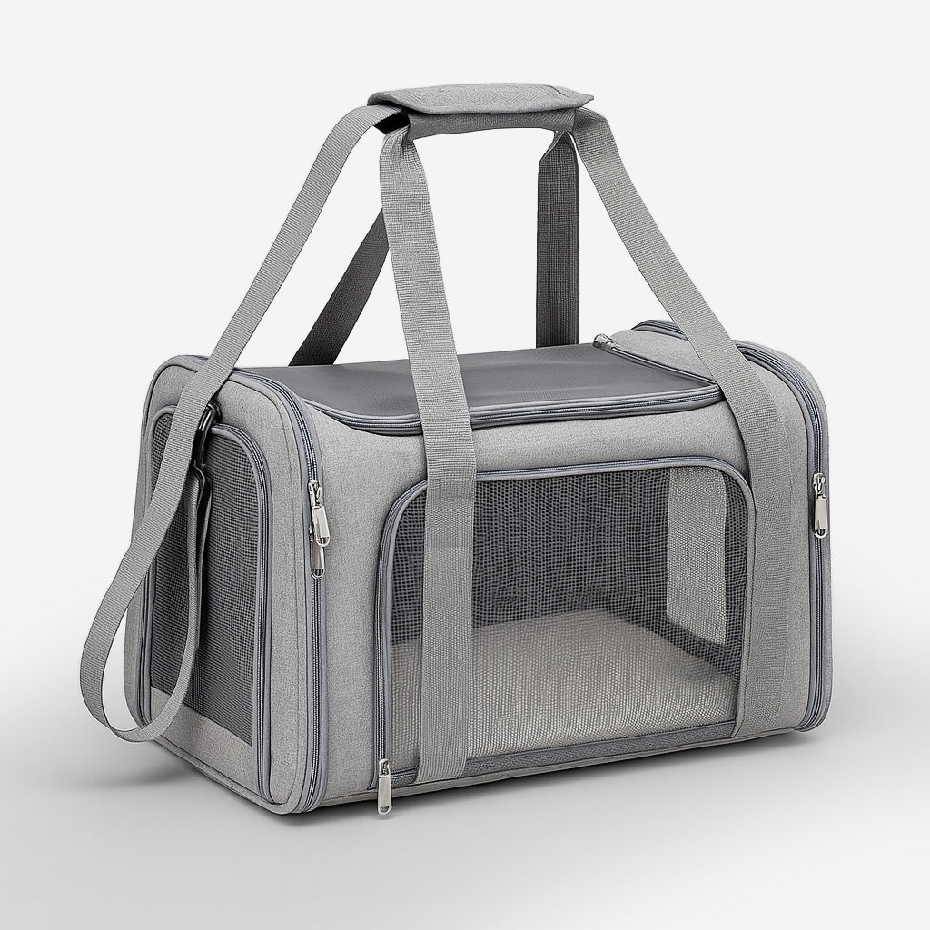 Furvo EasyHaul™ Dog Carrier – Soft-Sided with Ventilated Mesh & Safety Leash