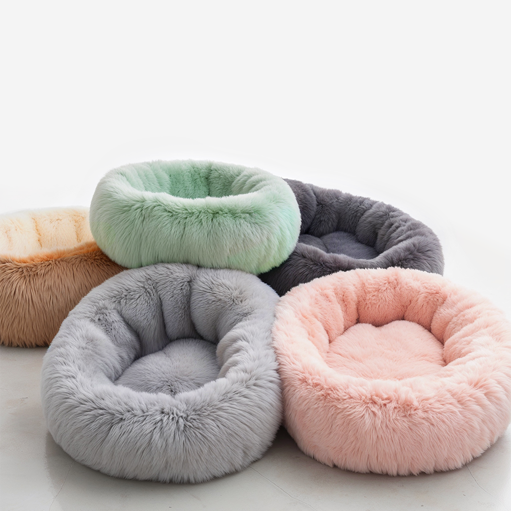 Furvo CozyNest™ Cat Bed – Ultra Plush, Washable, Anti-Slip Base (Multiple Sizes)