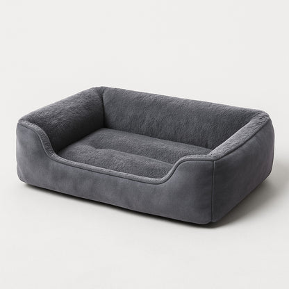 Furvo LuxePlush™ Cat Bed – Orthopedic, Ultra Soft, Washable | Rectangular Support Nest