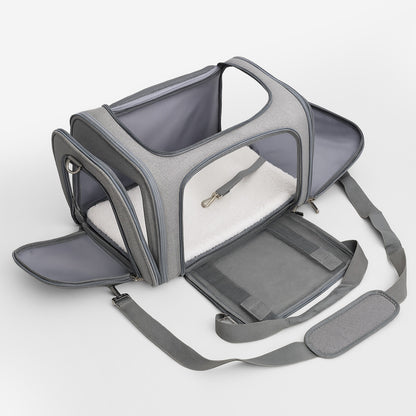 Furvo EasyHaul™ Dog Carrier – Soft-Sided with Ventilated Mesh & Safety Leash 