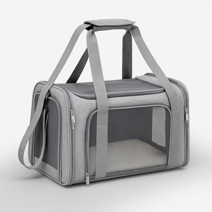 Furvo EasyHaul™ Dog Carrier – Soft-Sided with Ventilated Mesh & Safety Leash 