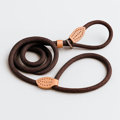 Furvo GlideLock™ Leash – No-Pull Slip Design with Adjustable Collar, Climbing Rope Strength & Soft Grip Comfort