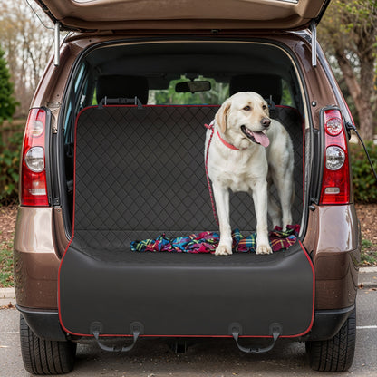 Furvo RideShield™ Waterproof Dog Seat Cover – Back Seat Protector + Safety Belt – Universal Fit Cars, Trucks, SUVs